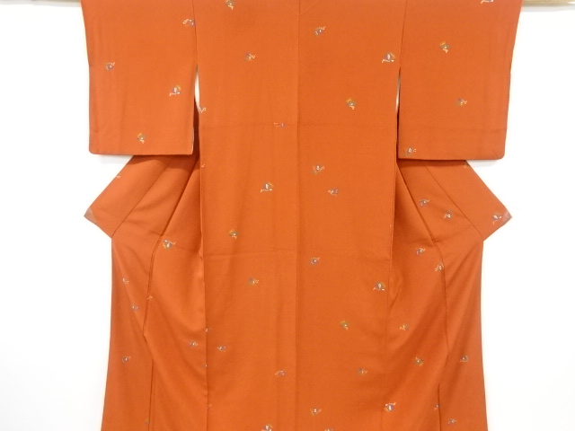 JAPANESE KIMONO / VINTAGE KOMON KIMONO / BUTTERFLY